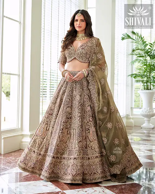 Crop-Top with Dupatta